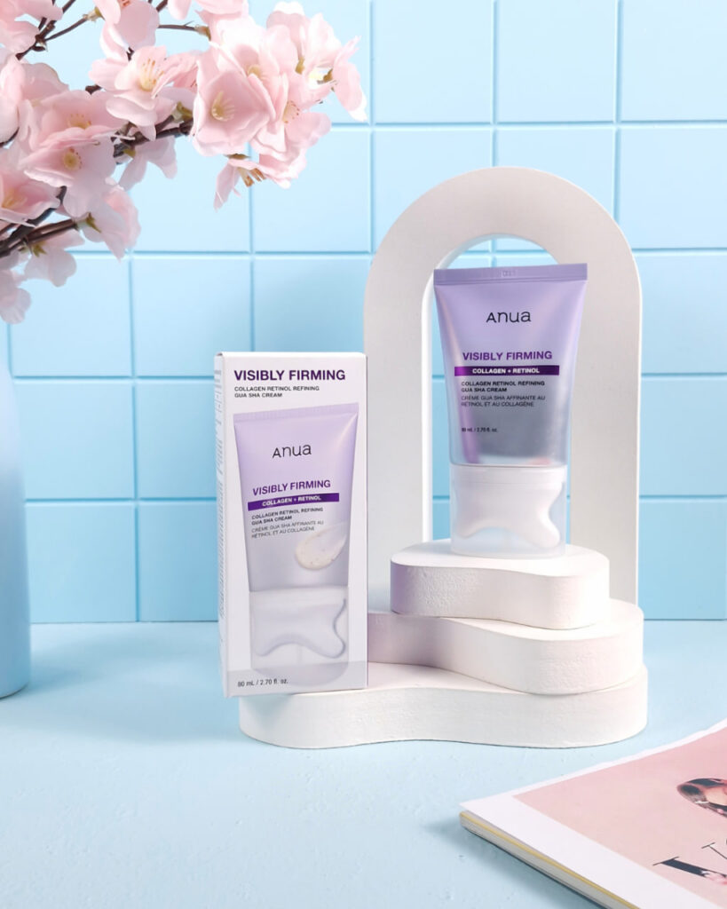 کرم گواشا سفت‌کننده آنوا Anua Visibly Firming Collagen Retinol Gua Sha Cream